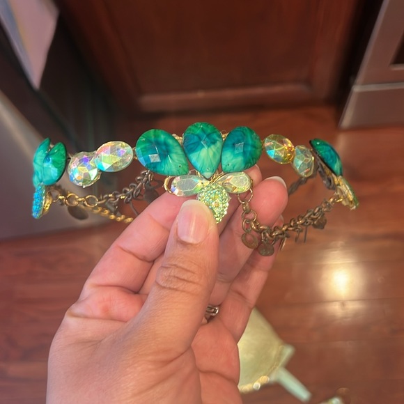 Aqua Jeweled Carnival Costume - Picture 7 of 9